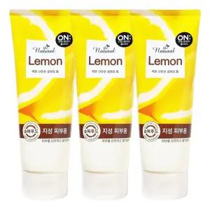 엘지 온더바디 더내추럴 클렌징 폼 지성용 산뜻한 레몬 200g X 3개