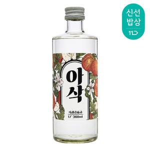 [품질보장]착한농부 아삭17도 360ml 사과증류주