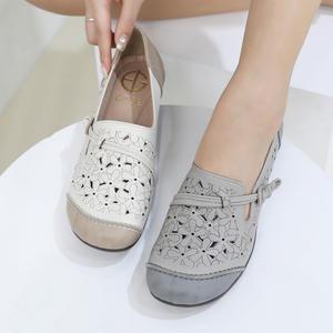 제이슈 지쎄수제화 베넬 천연양가죽 펀칭 슬립온 5cm