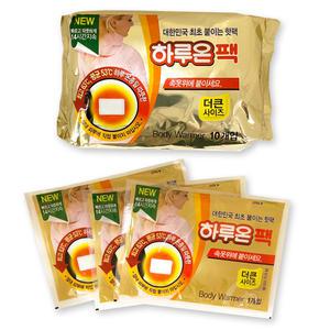 하루온 붙이는핫팩  50g  10매입 10개  (100매)