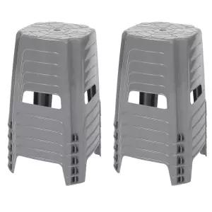 지오리빙 플라스틱 의자 10개 사각 간이 야외 포장마차 편의점