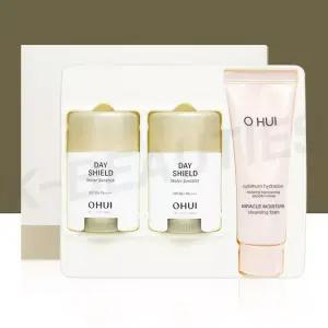 오휘 데이쉴드 워터 선 스틱 듀오 기획 세트 (선스틱 2개+클렌징 폼 40ml 내장)