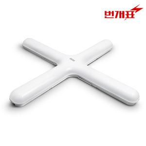 번개표 엘바 LED 십자등 형광등 80W