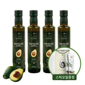 네이처담 아보카도오일 엑스트라버진 냉압착 250ml  4병