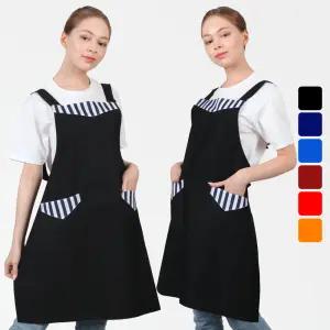 AE02BT H형 앞치마 요양보호사 보육교사 로고 인쇄 제작 단체