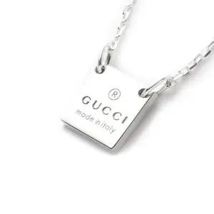 구찌 YBB223514001 (223514 J8400 8106) 스퀘어 실버 목걸이