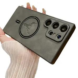 [데켄스]갤럭시 S26 S25 S24 S23 S22 S21 울트라 플러스 사슴로고 카메라 풀커버 맥세이프 슬림 가죽 케