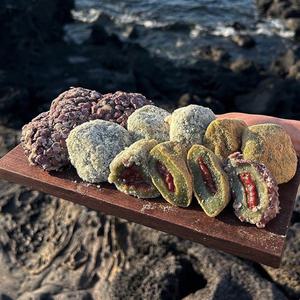 오몰오몰 제주 수제 오메기떡 3종 혼합 개별포장 식사대용 (총 30개입)