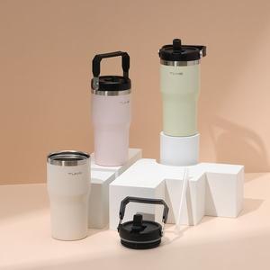 [텀스][1+1] 텀스 마인 핸들 진공 스텐텀블러 620ml