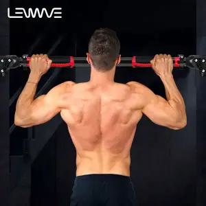 [런웨이브] 이중잠금 힘쎈 문틀 철봉 가정용 홈트 턱걸이 운동기구 헬스용품
