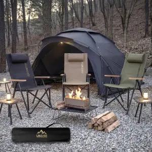 레토 각도조절 캠핑의자 접이식 릴렉스 롱 캠핑체어 특대형