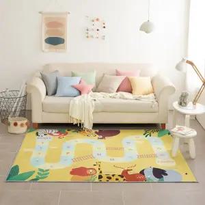 [애끌리아] 숫자놀이 MC 키즈 극세사 러그(100x150)