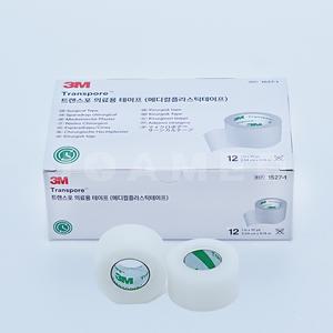 3M 트랜스포 트랜스포어 1527-1 1인치 투명 플라스틱 의료용테이프 반창고