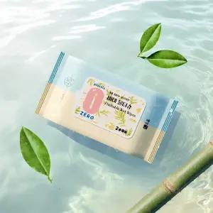 휴홈 플라스틱 제로 대나무 비데 물티슈 20매 20팩 생분해