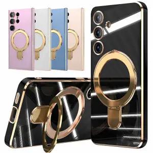 갤럭시S26 S25 S24 플러스 울트라 엣지 FE 글로시 풀커버 맥세이프 링 거치대 소프트 젤리 핸드폰 케이스
