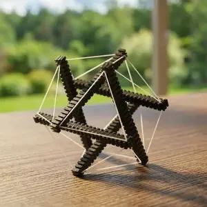 [타이블록 조립교재] 무중력장치 텐세그리티 만들기 세트 초등 방과후 창의력 집중력 교구