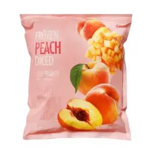 웰루츠 냉동 황도 복숭아 다이스 1kg