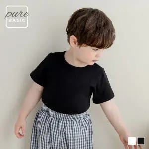 [보리보리/해피프린스](SIZE~6Y) 퓨어 베이직 반팔 티셔츠