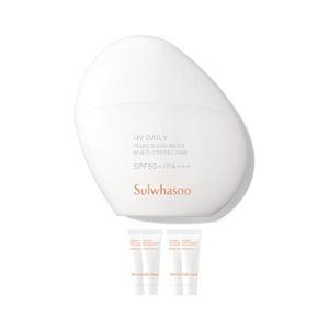 설화수 상백 선플루이드, 50ml + 증정(상백선크림 10ml, 2개 + 상백톤업선크림 10ml, 2개)