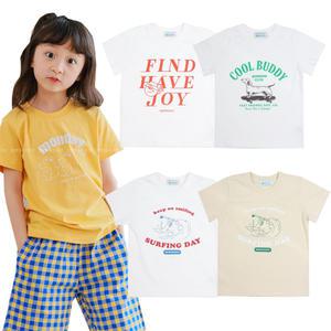아동 유아 주니어 맘 커플 단체티 여름 반팔 티