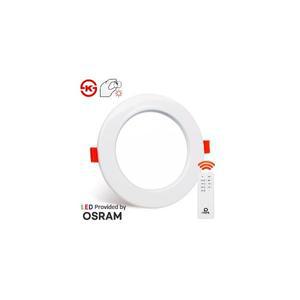 나스필 LED 다운라이트 5인치 6인치 겸용 리모컨 디밍 매입등 15W 확산형 밝기조절 오스람칩 매립등