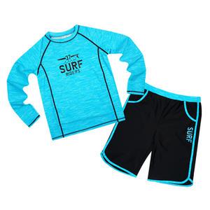 아이스샌드 주니어 아동  래쉬가드 세트 2피스 초등학생 수영복 BR91019