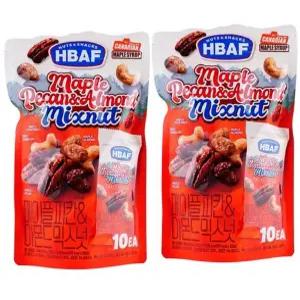 HBAF 바프 메이플 피칸아몬드 믹스넛 200g 2개 20봉