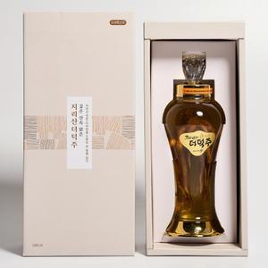 지리산 더덕주 운경 25도 1000ml 선물세트 더덕담금주 (쇼핑백,케이스포함)