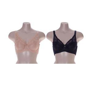 [갤러리아] [비비안]BBM나뭇잎패턴 기능성 풀컵브라 D,E,F컵(BR3506Q/2C)