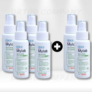 [4+2] 세스코 마이랩 모기 진드기 무자극 기피제(로즈향) 70ml 6개