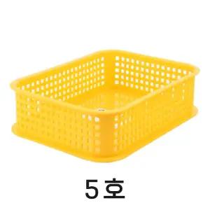 사각 플라스틱 바구니 교구 수납 정리 다용도 A3 바구니