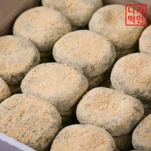 쑥떡 1.8kg 5박스 (60g 150개) 대용량 팥앙금 국산찹쌀 식사대용 간식떡 백일 첫돌 생일떡 나라떡