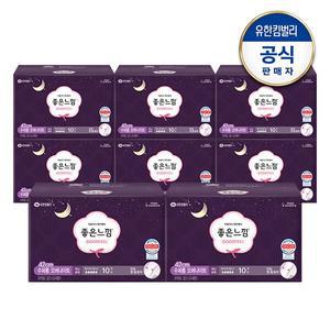 [좋은느낌] 오리지널 수퍼롱 오버나이트 생리대 10매x8팩