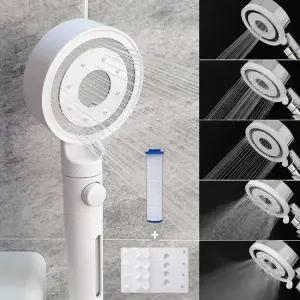라이프미 온오프 절수 샤워기헤드 필터 흡착식거치대 증정
