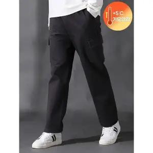 [후앙스]소프트 기모 스판 카고 와이드 팬츠 FICP4683_P376721675