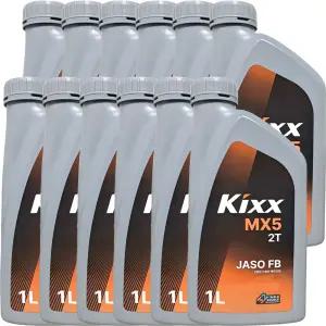 킥스 M 2T JASO FB 1L 2행정 예초기 오토바이 엔진 오일 12개