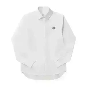 메종키츠네 셔츠 MM00409WC5010 P100 폭스 헤드 패치 포플린 남성셔츠 당일발송