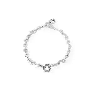 판도라 팔찌 592777C01 시그니처 파베 볼드 체인 실버 여성팔찌 당일발송