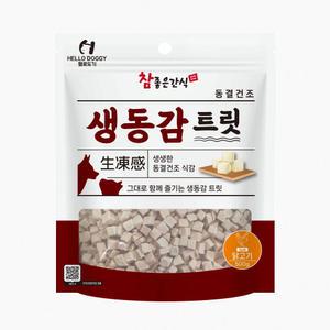 참좋은간식 생동감 트릿 500g 닭가슴살 1cm 동결건조간식