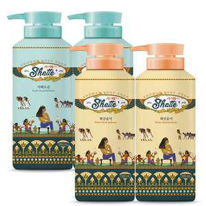 무궁화 샤워때비누 500ml 사해소금 2개 + 화산송이 2개