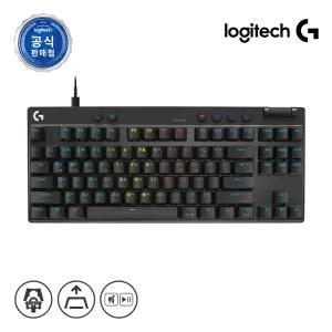 로지텍코리아 공식 G PRO X TKL RAPID 게이밍 키보드/블랙