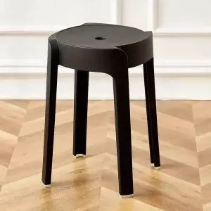 의자 스툴 원형 간이 플라스틱 보조의자 스텝스툴 등받이없는