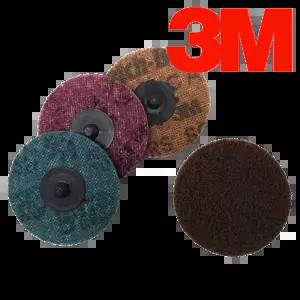 3M 수세미 롤록 디스크 3인치 SC 스카치 브라이트 부직포 RLD 75mm 롤락 원형