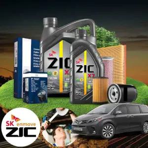 토요타 시에나 3세대(11-16) 3.5 가솔린 엔진오일세트 지크 X7 5W30