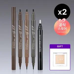 킬브로우 듀얼 타투펜 기획세트 [본품+리무버 구성] x2 [사은]프로싱글섀도우 랜덤 정품)