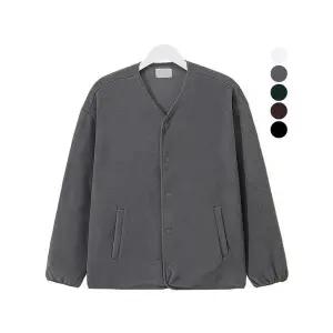 [후앙스]데일리 스냅버튼 노카라 플리스 가디건 SBJP6132_P349389728