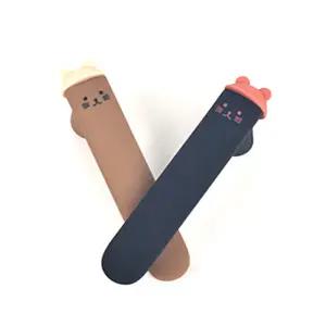 고양이 정전기 방지 손잡이 욕실 화장실 방문 현관 실리콘 인형 문 고리 도어 핸들 커버