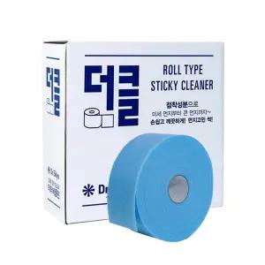 닥터에클린 더클 정전기 청소포 일회용 청소 부직포 45M 300매 점착식 먼지 제거 롤타입