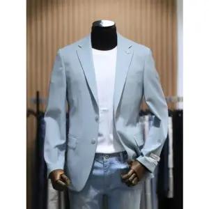 [갤러리아] BON 민트 트윌 패턴 스판 슬림핏 캐주얼 재킷 BN4MEA259MIJ