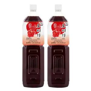 참다음 오미자 농축액 엑기스 청 음료 베이스 1.5L 2개